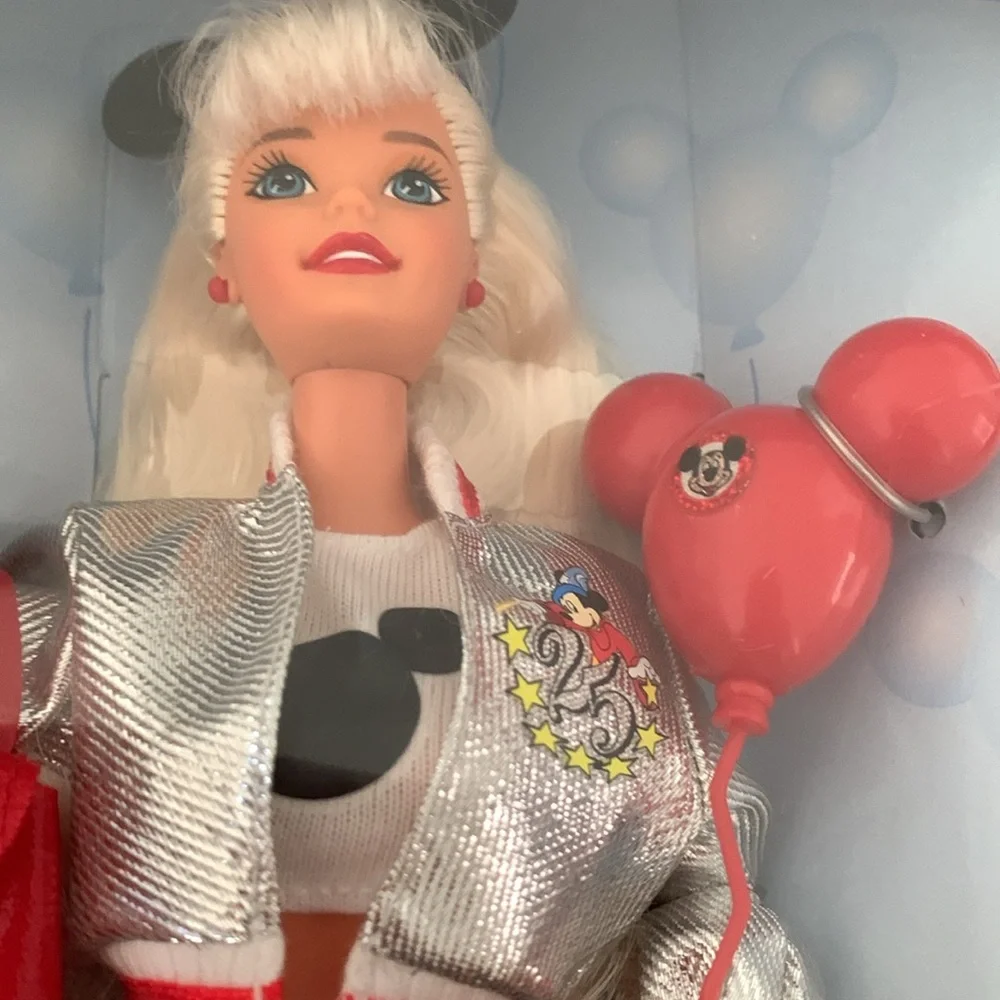 Vintage Special Edition Walt Disney World Barbie 25 th New - Picture 4 of 6